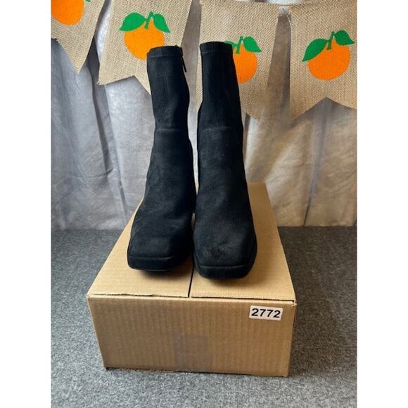 Kenneth Cole New York Womens Bri Stretch Boot Black Mid-Calf Boots Size 8.5 - Picture 9 of 9